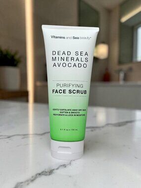 Vitamins and Sea Beauty Dead Sea Minerals Avocado Purifying Facial Scrub